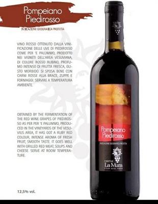 VINO POMPEIANO PIEDIROSSO IGP cl75       VINI LA MURA