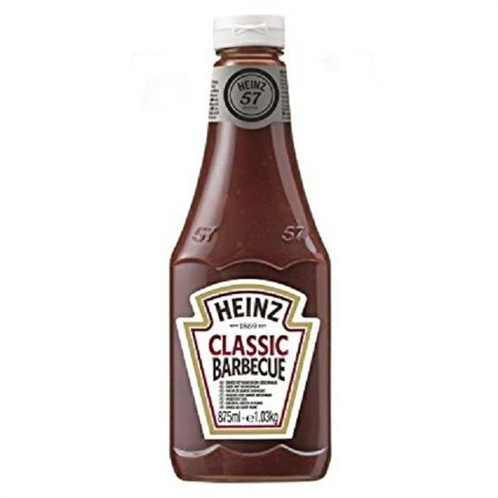 SALSA BARBECUE HEINZ 875 ML TOP DOWN