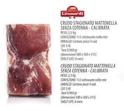 PROSCIUTTO CRUDO MATTONELLA IL PIOPPA BONTA' MODENESI