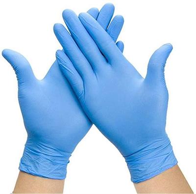 GUANTI NITRILE M BLU cf100pz