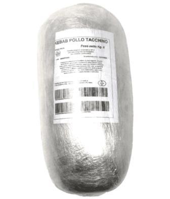 KEBAB TACCHINO/VITELLO AMADORI-MEAT&CO KG.5 CONG.