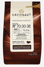 CIOCCOLATO CALLETS TOP LINE FONDENTE (70%-30-38) 2.5KG