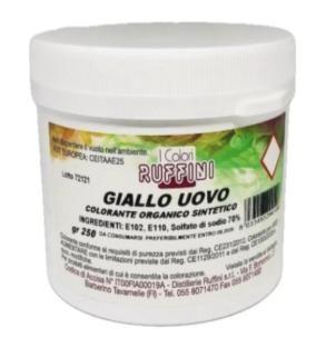 COLORE POLVERE GIALLO UOVO RUFFINI 250 GR