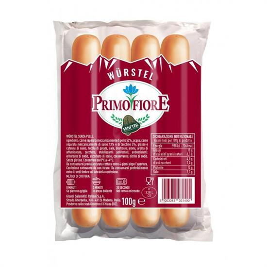 WURSTEL PRIMO FIORE 100gr SENFTER n.25