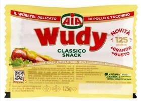 WURSTEL WUDY 125GR CLASS.SNACK