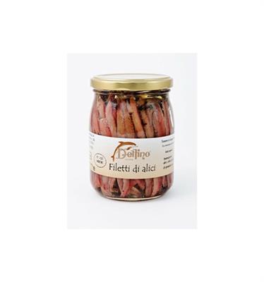 ALICI FILETTI DELFINO 530GR Olio.Gir.