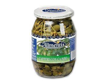 CAPPERI IN ACETO C/GAMBO 350GR