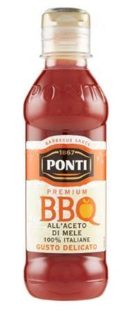 GLASSA BARBACUE ALL'ACETO DI MELE PONTI 250mL