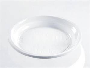 PIATTO ISAP FONDO PP D.22RIPIATTI25PZ BIANCO