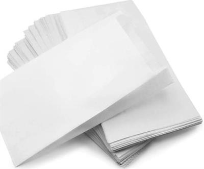 SACCHETTO CARTA BIANCHI 12+8x24 gr45(CORNETTO)