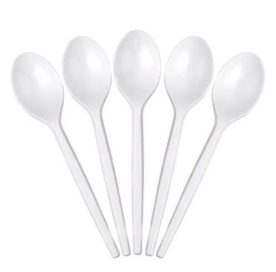 CUCCHIAIO PLASTICA BIANCO BIO CF.50