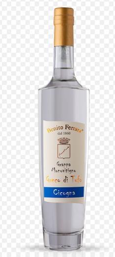 GRAPPA DI GRECO BARRIQUE 50 CL CICOGNA B.FERRE