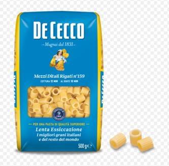MEZZI DITALI RIG.159 DE CECCO 500gr.