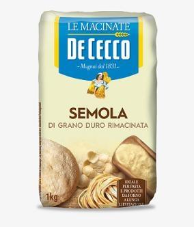 SEMOLA RIMACINATA DE CECCO 1kg GRANO DURO