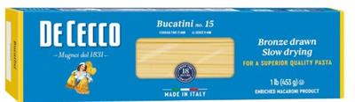 BUCATINI 15 DE CECCO 24x500GR