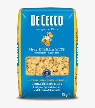 MEZZI TUBETTI LISCI 63 DE CECCO gr.500x24