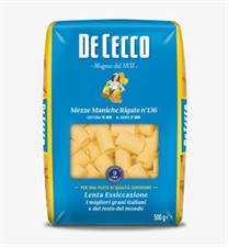 MEZZE MANICHE RIGATE 136 DE CECCO 24x500GR