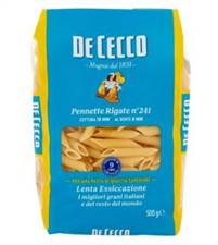 PENNE MEZZANE RIGATE 241 24x500GR DE CECCO