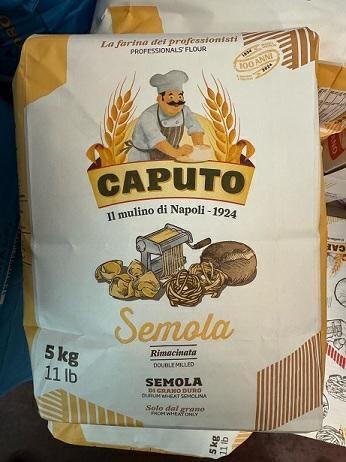 SEMOLA CAPUTO KG 5 RIMACINATA GRANO DURO