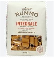 MEZZI RIGATONI INTEGRALI RUMMO gr.500