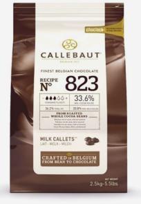 CIOCCOLATO A/LATTE 823 CALLETS 2,5KG