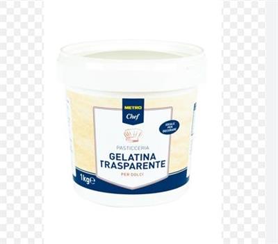 GELATINA TRASPARENTE PER DOLCI KG.1