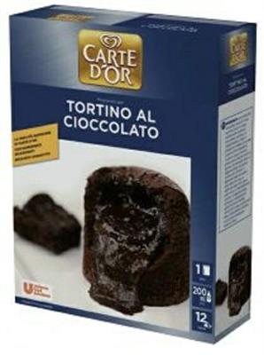 TORTINO CIOCCOLATO CARTE D'OR 520GR