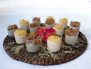 MOUSSE FRUTTI DI MARE/COMPOSTA ANANAS 42 GR BICCHIERX24PZ