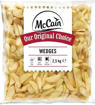 PATATE SPICCHI MCCAIN WEDGES ORIGINAL C.5x2,5KG