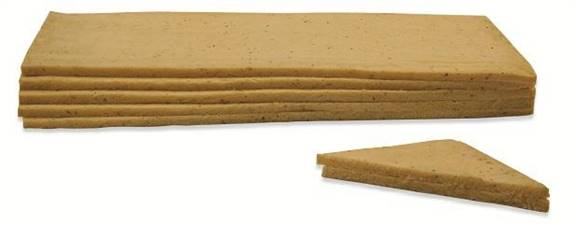 TRAMEZZONE ROSSO KG1,35(10FETTE)C.  (520mm)x(110mm)x(10mm)