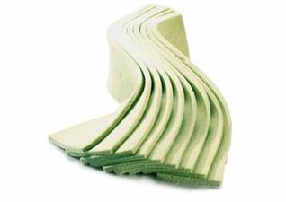 TRAMEZZONE VERDE KG1,35(10 FETTE)   (520mm)x(110mm)x(10mm)
