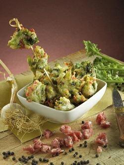 TRIS VERDURE IN CROSTA PZ140/KG- 1X4 SPIRITO CONTADINO K4