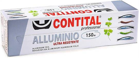 ALLUMINIO BOBINA ASTUCCIO CONTITAL 150mt