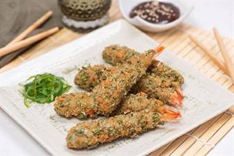 EBI FRY CONG.800GR(GAMBERI CON PANKO E ALGA) (800GR=32PZ)