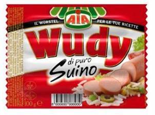 WURSTEL WUDY PURO SUINO 100GR