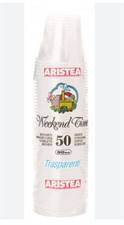 BICCHIERE CC.80 TRASPARENTE CF.50PZ ARISTEA