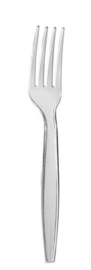 FORCHETTA 17cm cf100pz TRASP. PS BIBO RIUTILIZZABILE