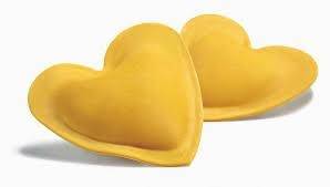 CUORI C/CREMA DI SCAMPI SFOGLIA D'ORO