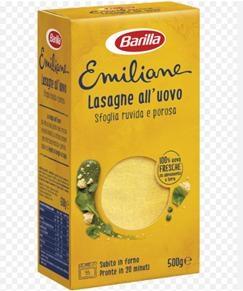 LASAGNA EMILIANA BARILLA UOVO 500gr.