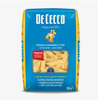 PENNE A CANDELA 340 24x500GR DE CECCO