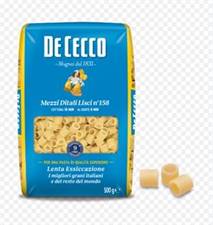 MEZZI DITALI LISCI 158 DE CECCO gr.500