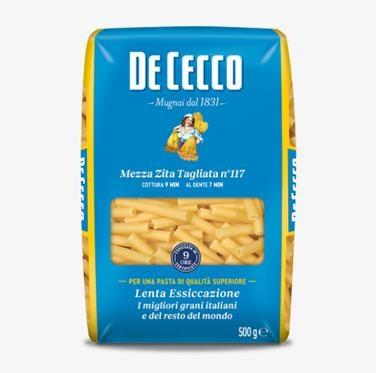 MEZZA ZITA TAGLIATA 117 DE CECCO gr500x24