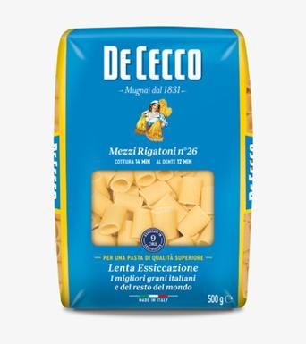 MEZZI RIGATONI 26 DE CECCO 24x500GR