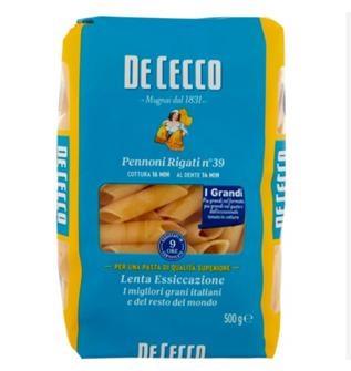 PENNONI RIGATI N.39 24x500GR DE CECCO