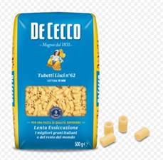TUBETTI 62 LISCI DE CECCO 24x500GR