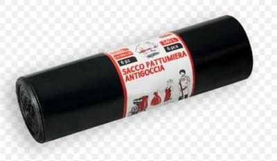 SACCHI cm.90x120 ROTOLO NERO 20KG