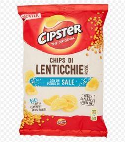 CIPSTER GR.80 CHIPS LENTICCHIE
