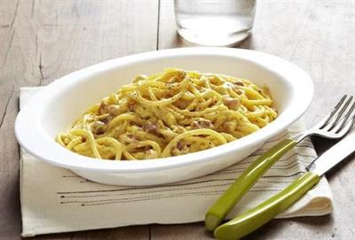 SPAGHETTI ALLA CARBONARA CONG.350gr.GOURMET