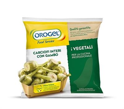 CARCIOFI INTERI CON GAMBO OROGEL KG.2.5 C