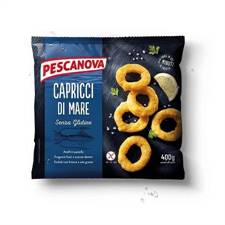 CAPRICCI DI MARE S.GLUTINE 400GR (ANELLI TOTANO PASTELLATI)